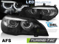 Preview: VOLL LED Angel Eyes Scheinwerfer für BMW X5 E70 07-13 schwarz